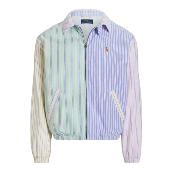 NWT Polo Ralph Lauren Bayport Jacket Men XL Old Money Preppy Classic Pastel Zip